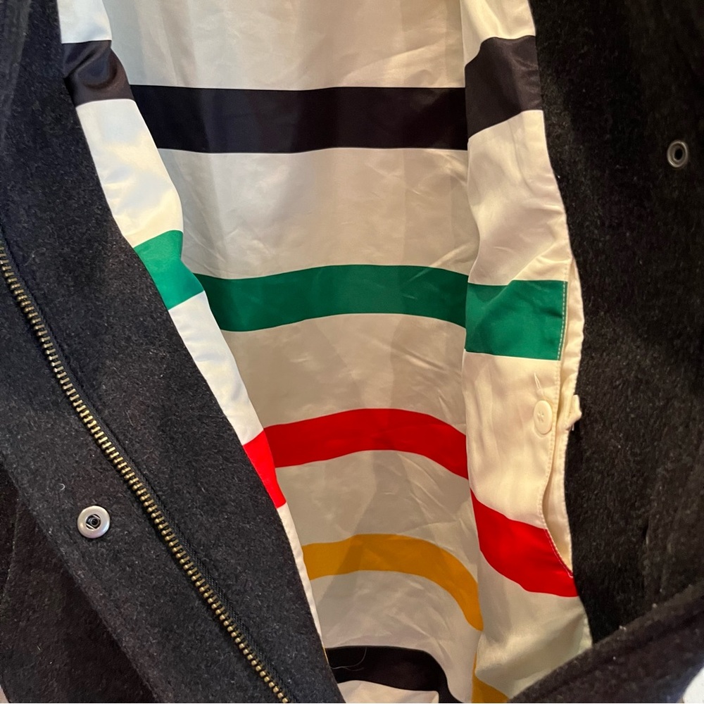 Pendleton Jacket Size Small, Dark Heather Gray Wo… - image 8